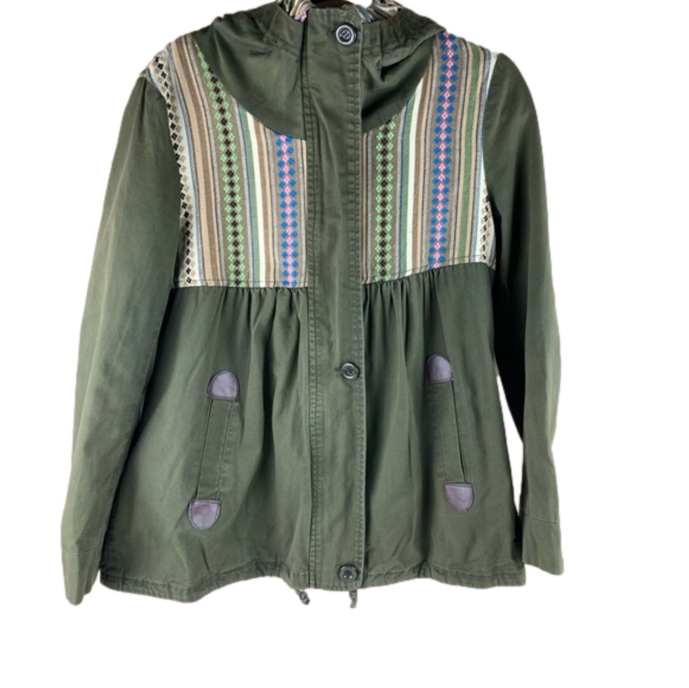 JIO omeiai green utility jacket size  large